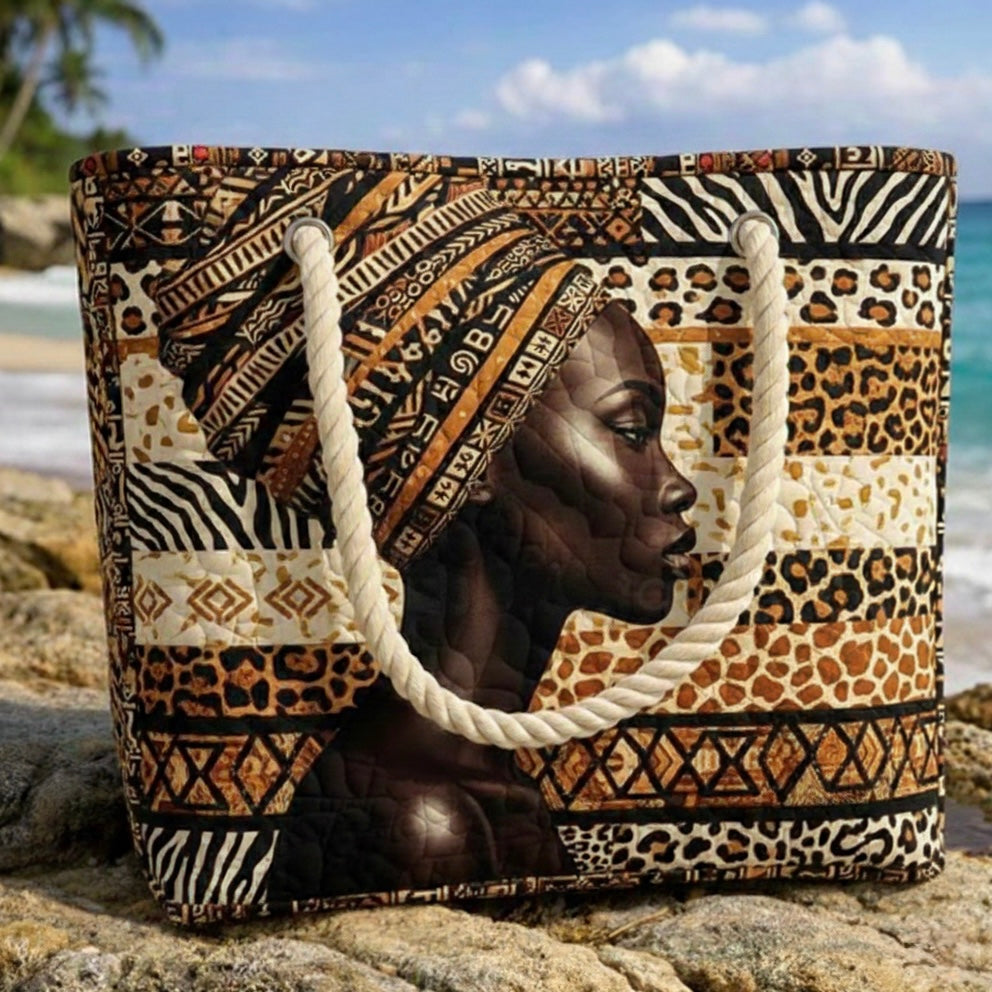 Handgemachte Strandtasche | Melanin Queen